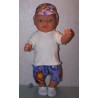 korte broek set winnie the pooh paars baby born 43cm