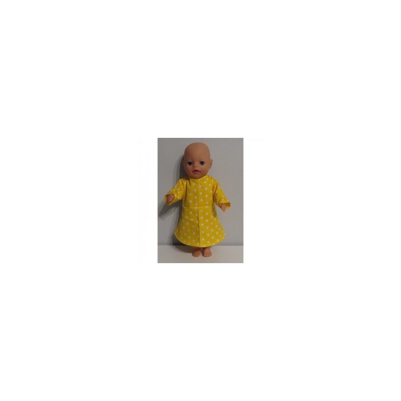 jurk geel sterren baby born little 36cm