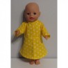 jurk geel sterren baby born little 36cm