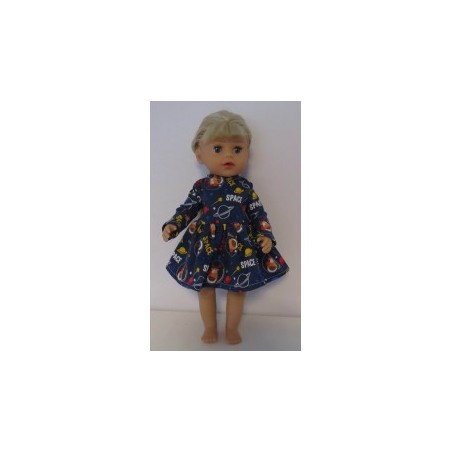 jurk space rendieren baby born little 36cm