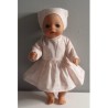jurk met licht roze sterren baby born little 36cm