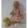 jurk fruit baby born little 36cm