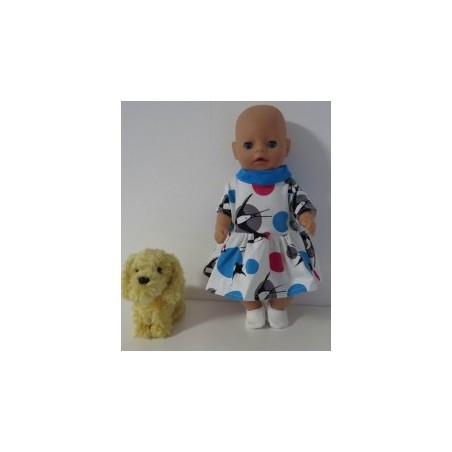 jurk zwaluwen baby born little 36cm