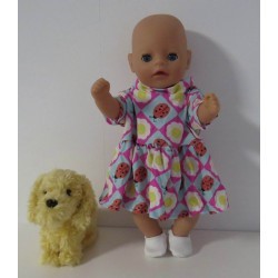 jurk lieveheersbeestjes baby born little 36cm