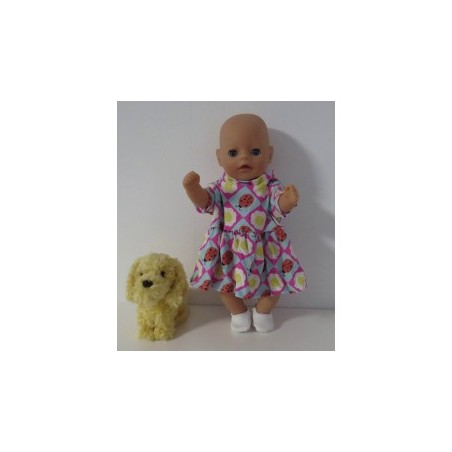 jurk lieveheersbeestjes baby born little 36cm