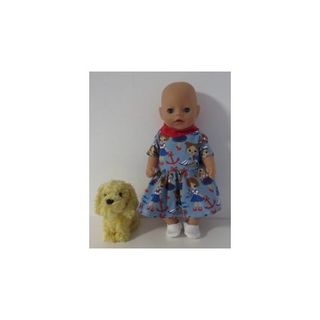 jurk meisje baby born little 36cm