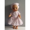 jurk met roze sterren baby born little 36cm