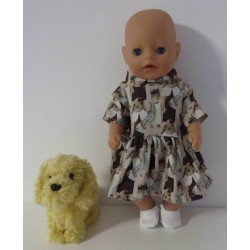 jurk konijnen baby born little 36cm