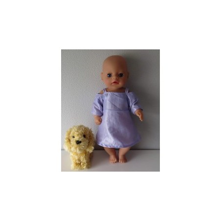 prinsessenjurk lila baby born little 36cm