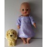 prinsessenjurk lila baby born little 36cm