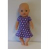 sportievejurk paars sterren baby born little 36cm
