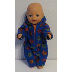 winterpak  blauw sterren baby born little 36cm