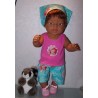 korte broek set strawberry shortcake tea mint  baby born 43cm