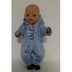 winterpak blauw vogels  baby born little 36cm