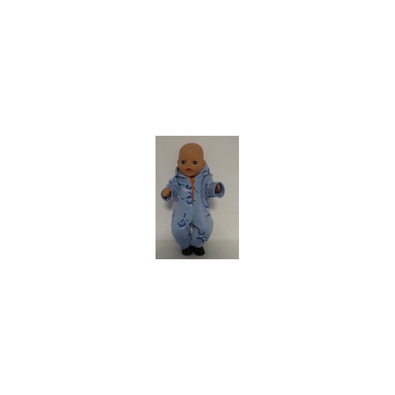 winterpak blauw vogels  baby born little 36cm