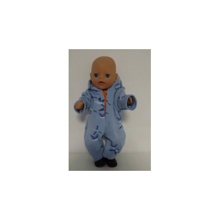 winterpak blauw vogels  baby born little 36cm
