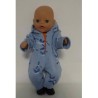 winterpak blauw vogels  baby born little 36cm