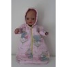 reiszak gewatteerd roze paard  baby born little 36cm