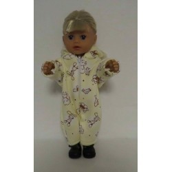winterpak geel dieren baby born little 36cm