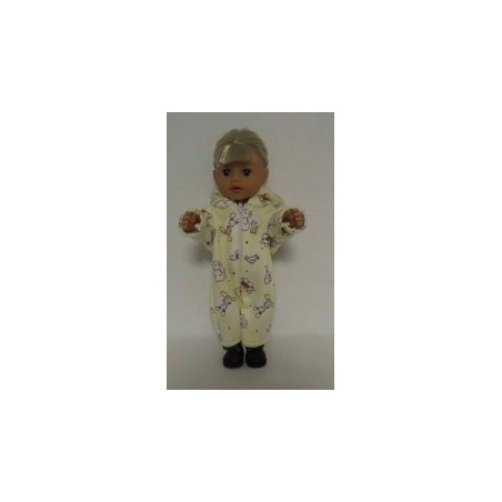 winterpak geel dieren baby born little 36cm
