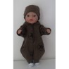 winterpak bruin sterren  baby born little 36cm