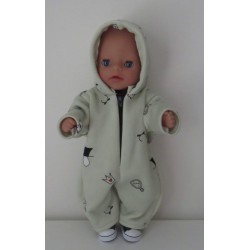 winterpak gestreept baby born little 36cm