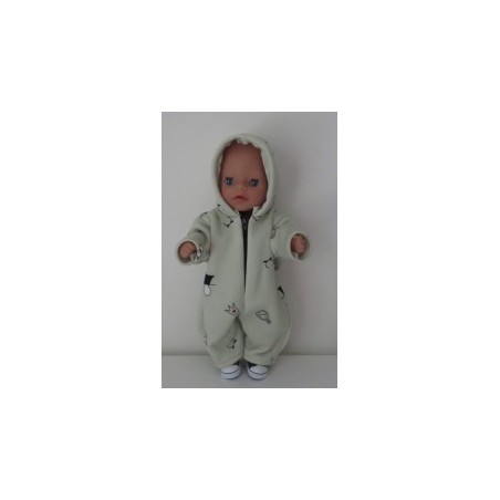 winterpak gestreept baby born little 36cm