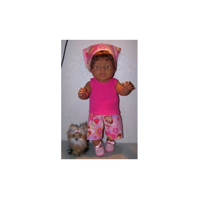 korte broek set strawberry shortcake sweetie pie baby born 43cm