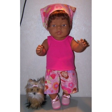 korte broek set strawberry shortcake sweetie pie baby born 43cm
