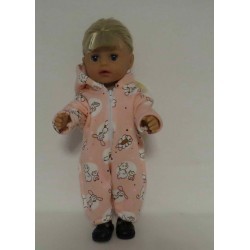 winterpak roze dieren baby born little 36cm