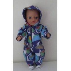 softshell winterpak paars baby born little 36cm