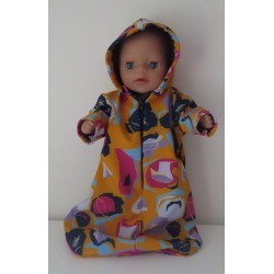 softshell reiszak geel baby born little 36cm