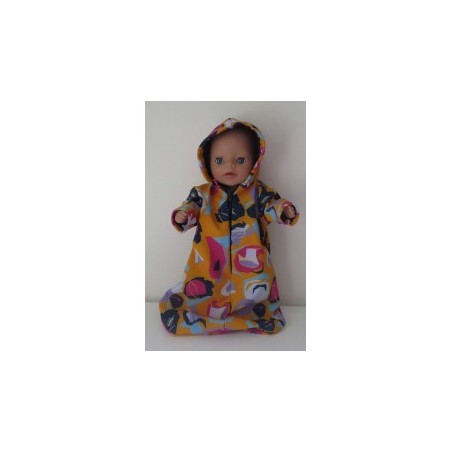 softshell reiszak geel baby born little 36cm