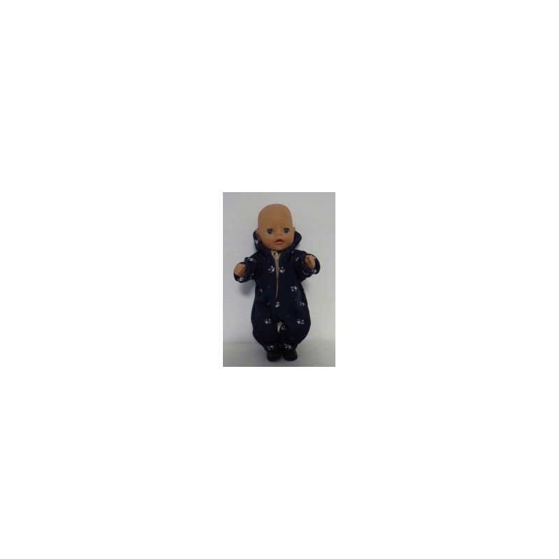 winterpak  blauw konijnen baby born little 36cm