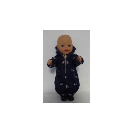 winterpak  blauw konijnen baby born little 36cm