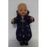 winterpak  blauw konijnen baby born little 36cm