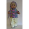complete set geel met haaien baby born 43cm