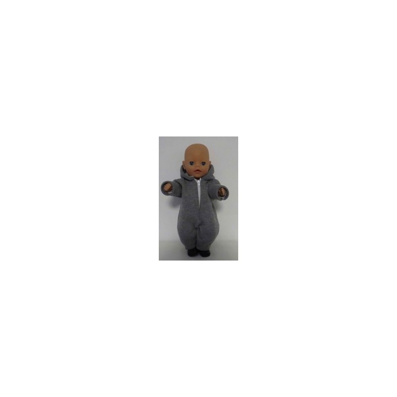 winterpak grijs baby born little 36cm