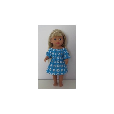 bootjurk blauw sterren baby born little 36cm