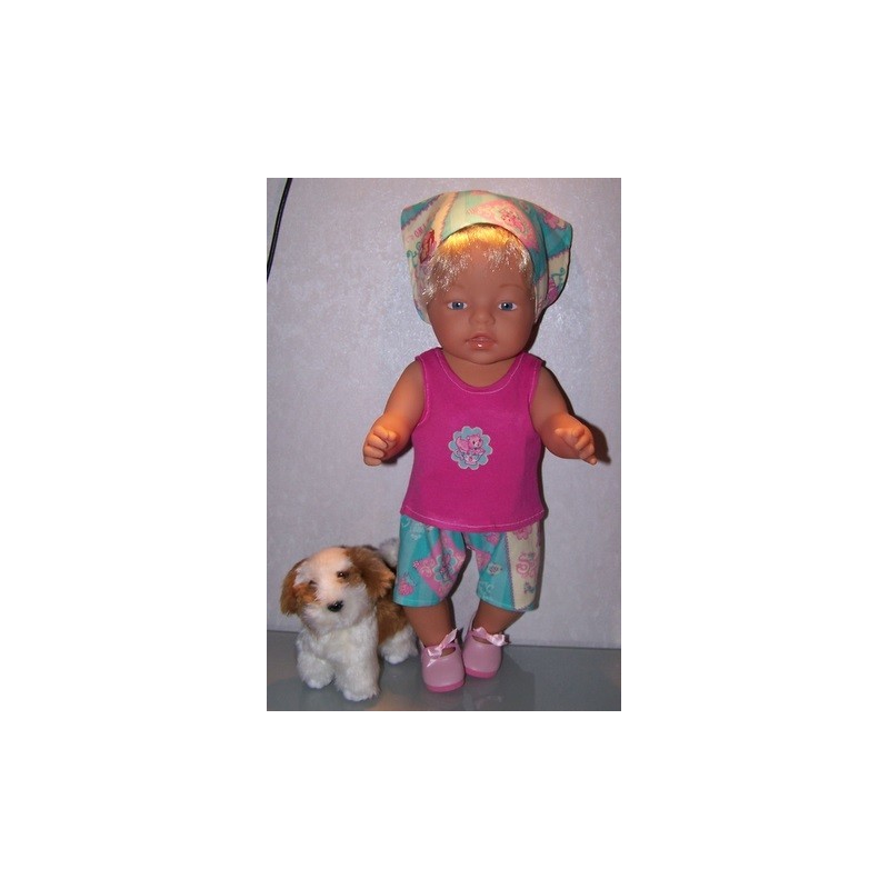 korte broek set strawberry shortcake sweet tea baby born 43cm