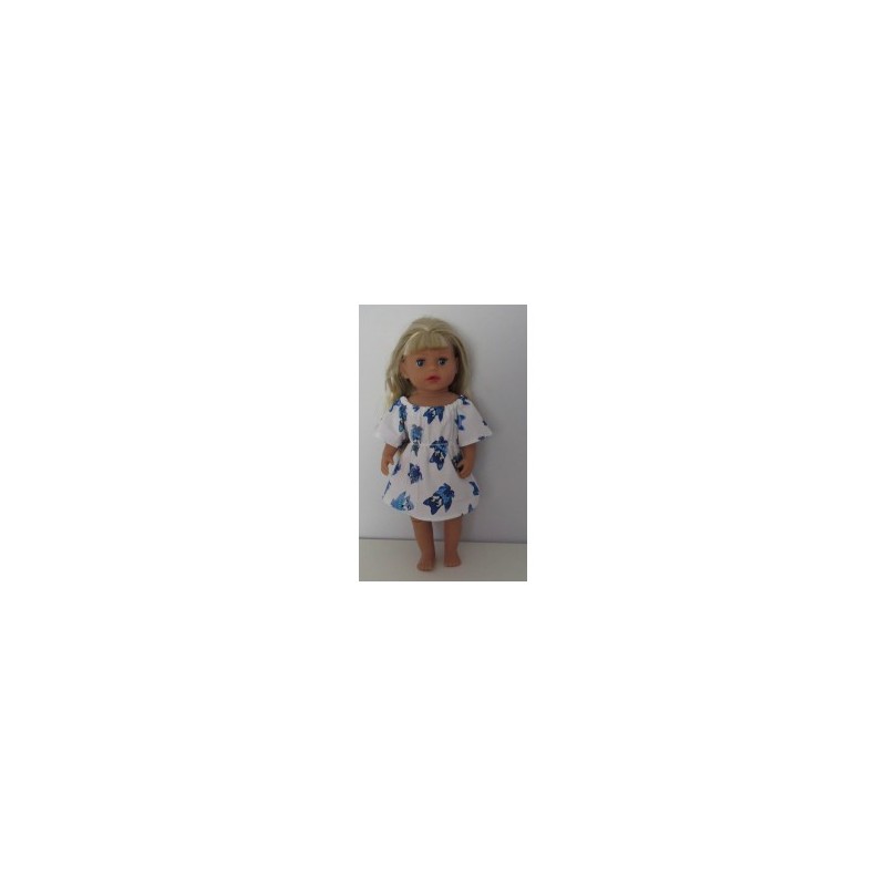 bootjurk vossen blauw baby born little 36cm