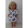 bootjurk vossen blauw baby born little 36cm
