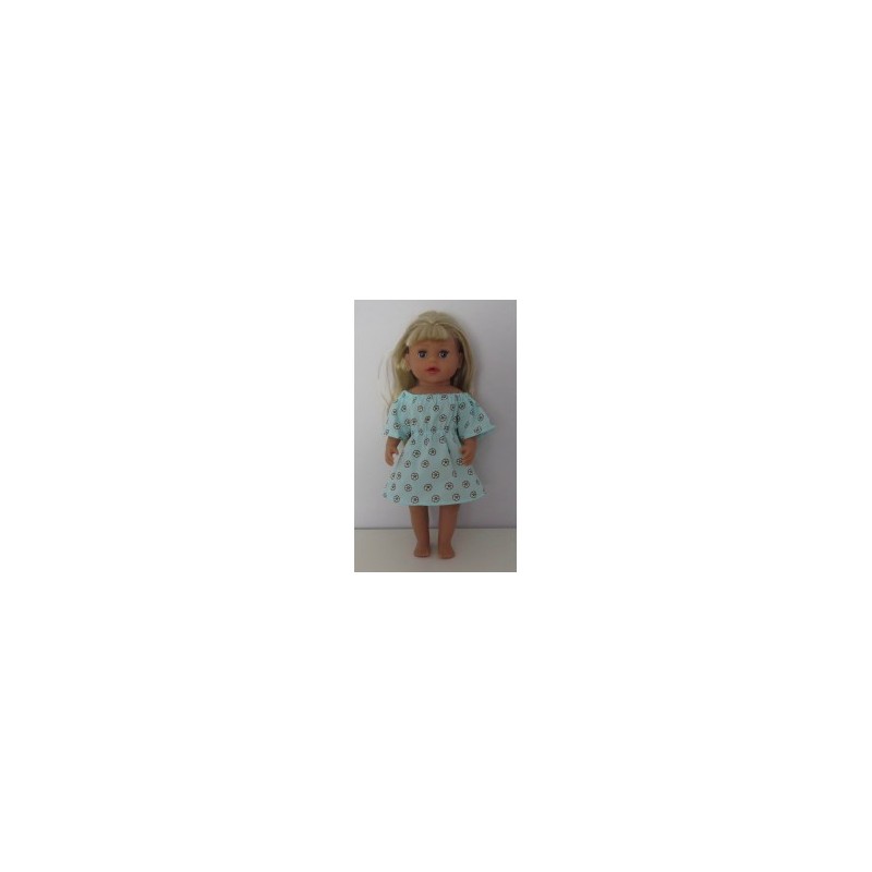 bootjurk met bloemen baby born little 36cm