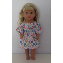 bootjurk gebloemd baby born little 36cm