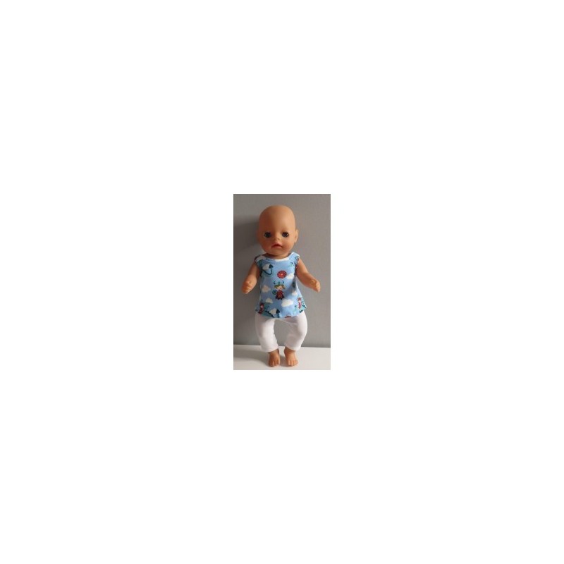 jurk setje draken baby born little 36cm