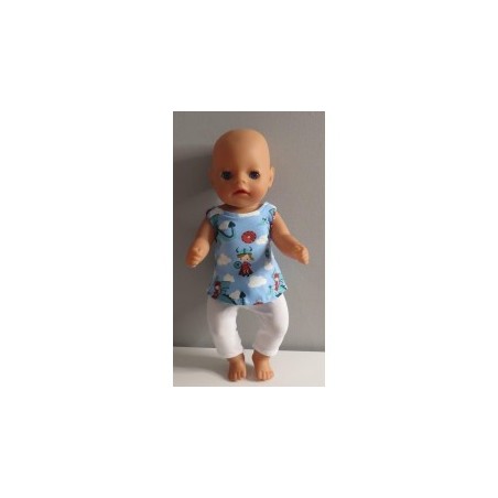 jurk setje draken baby born little 36cm