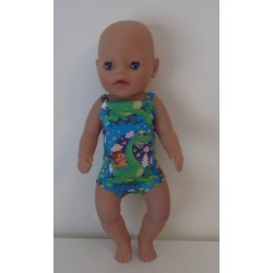 luxe romper dino's baby born little 36cm