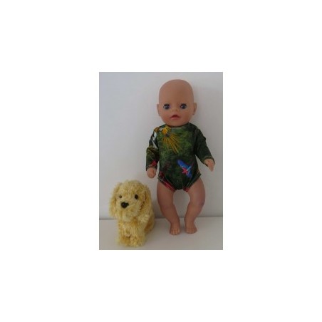 romper papagaaien baby born little 36cm