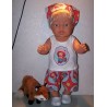 korte broek set strawberry shortcake aardbeien baby born 43cm