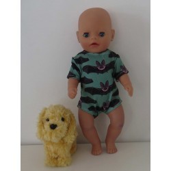 romper vleermuizen baby born little 36cm